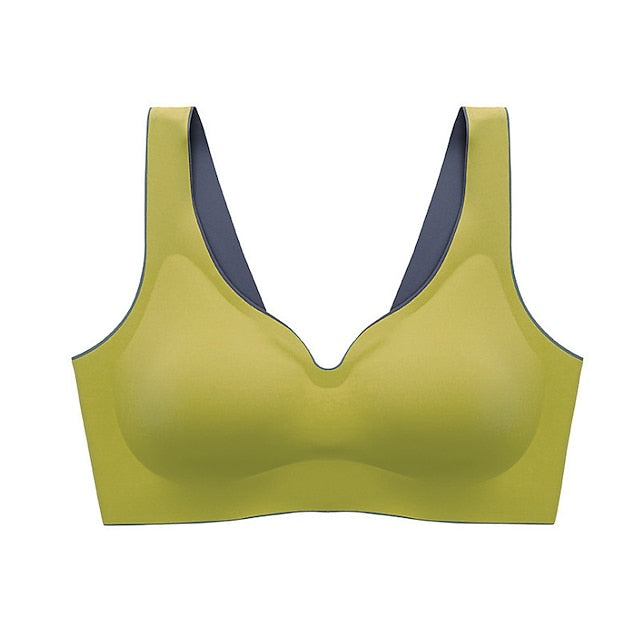Women's Seamless Wireless Comfort Bra – Full Support, No Underwire, Everyday Lift