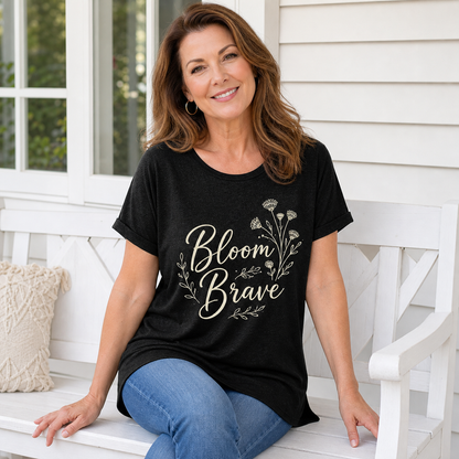Women's Floral Graphic Crewneck T-Shirt