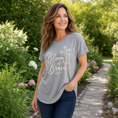 Women's Floral Graphic Crewneck T-Shirt