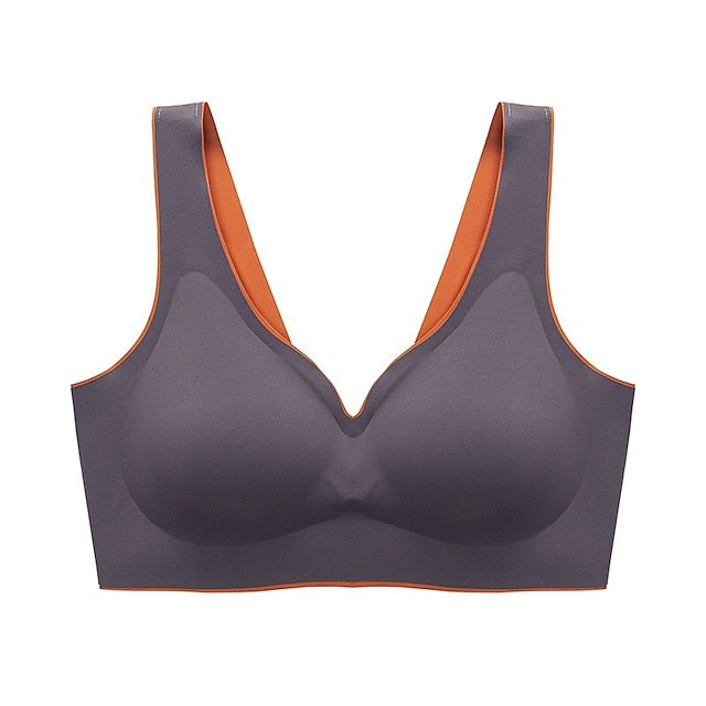 Women's Seamless Wireless Comfort Bra – Full Support, No Underwire, Everyday Lift