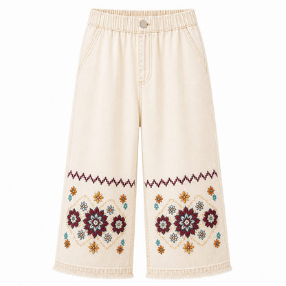 CLEARANCE SALE - Women's Embroidered Denim Capri Pants - 14 Washes & Bundle Deals