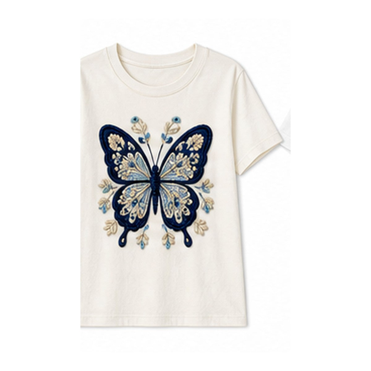 CLEARANCE SALE - Women's Crochet Butterfly Graphic Tee - 14 Colors & Bundle Deals