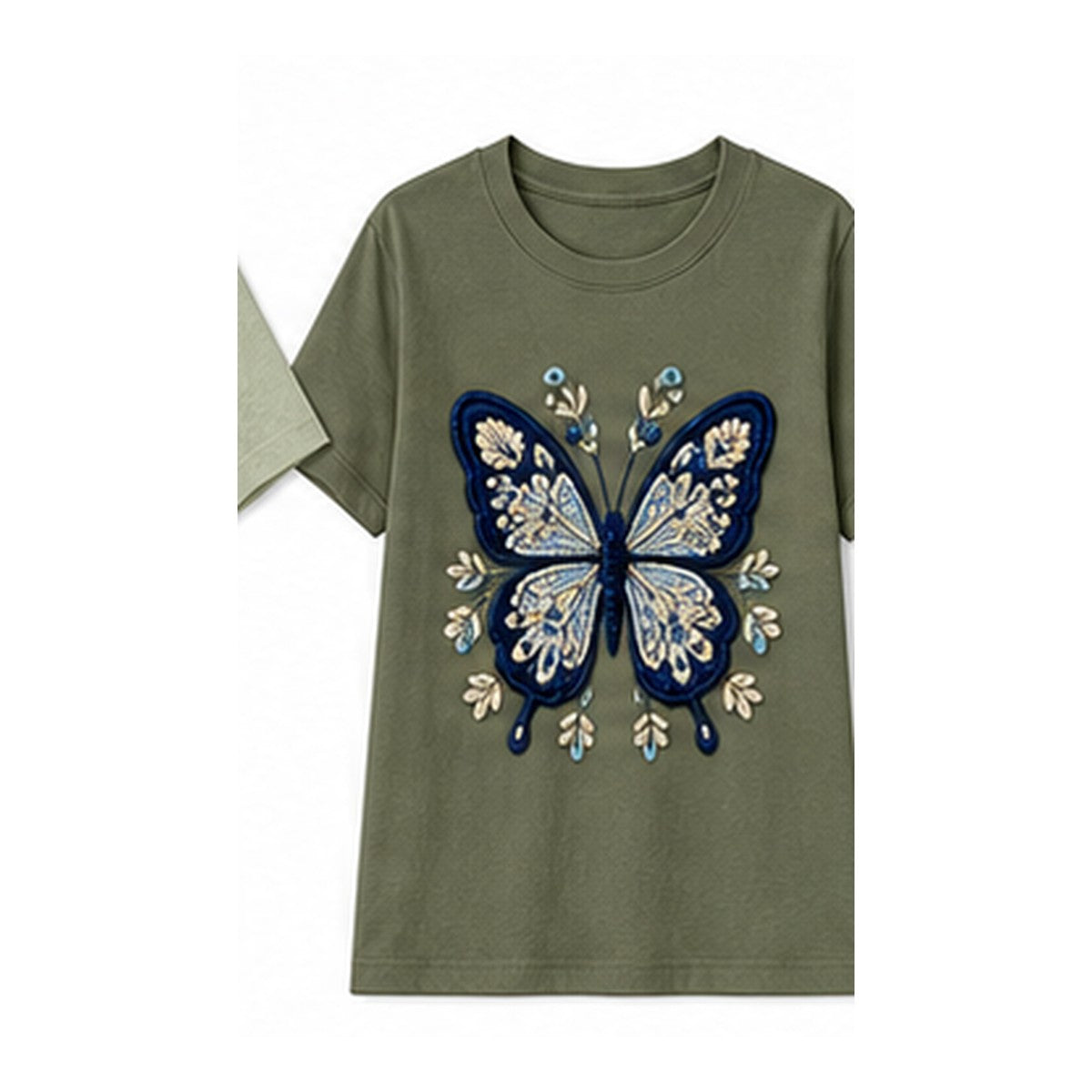 CLEARANCE SALE - Women's Crochet Butterfly Graphic Tee - 14 Colors & Bundle Deals