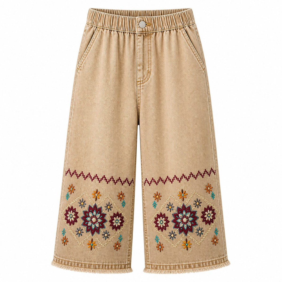 CLEARANCE SALE - Women's Embroidered Denim Capri Pants - 14 Washes & Bundle Deals