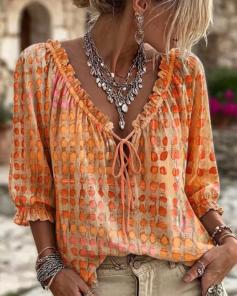 🔥Boho Polka Dots, Effortless Summer Vibe