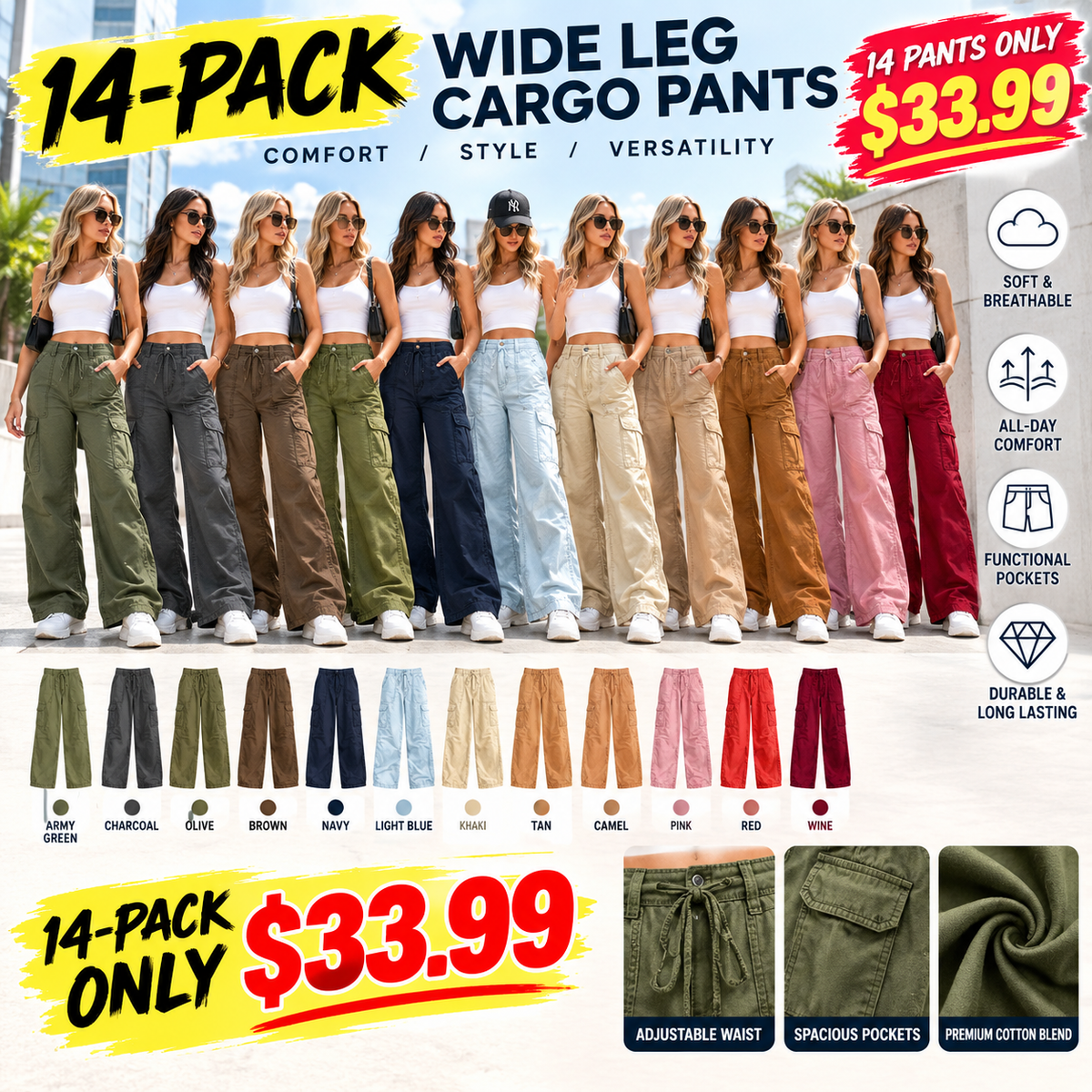 ⚡FINAL SALE⚡ women-s-high-stretch-mid-rise-straight-pants
